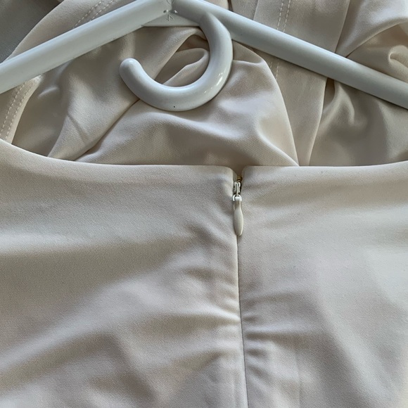 RALPH LAUREN size 10 cream/ivory long dress - Picture 5 of 5